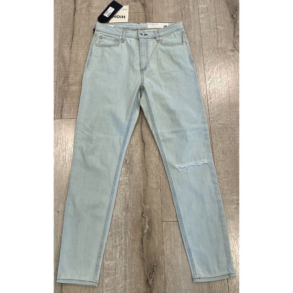 Rag & Bone Women's Nina High Rise Ankle Skinny Jeans Lake District Sz 26 NWT - Picture 3 of 14